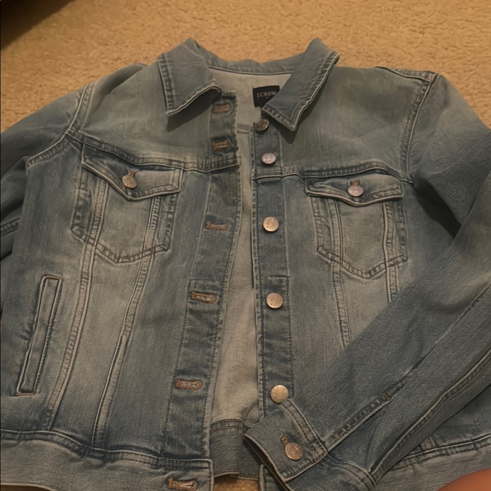 J.Crew Faded Blue Denim Jacket